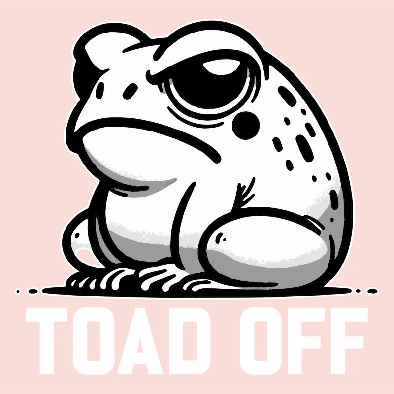 Vintage Frog Toad Meme Grumpy Frog Don't Toad Me