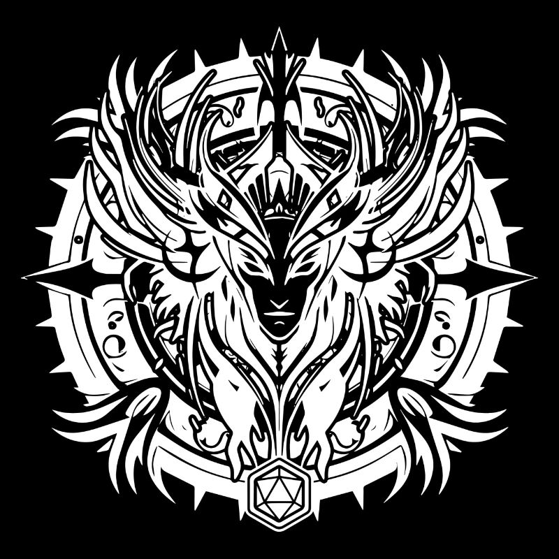 RPG logo spell circle