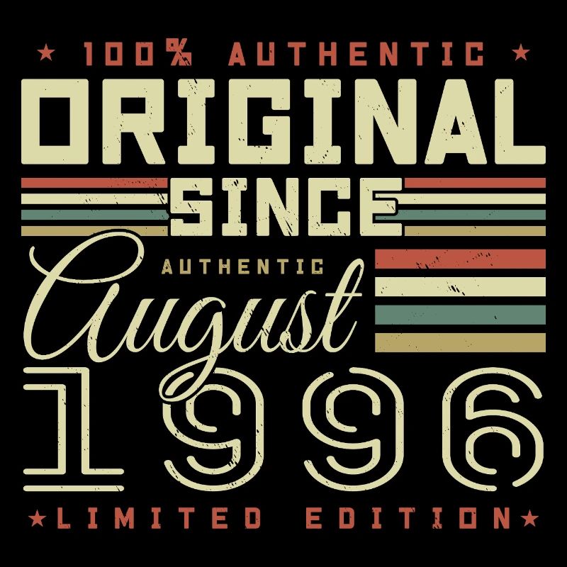 August 1996 Retro August 1996 August 1996 Anniversary