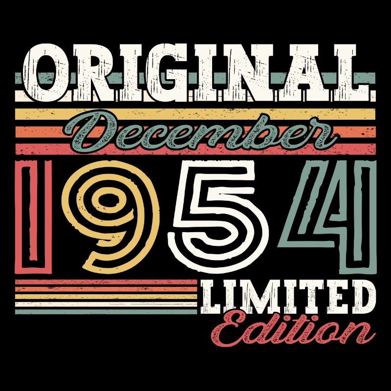 Born December 1954 68th birthday gift