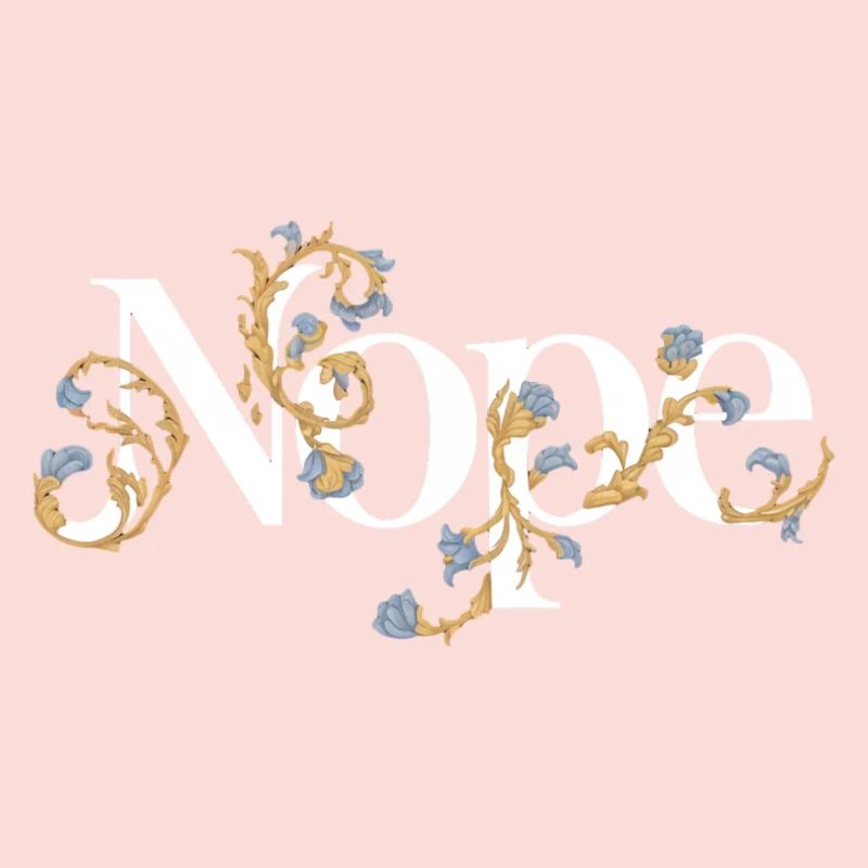 Conception typographique Nope élégante