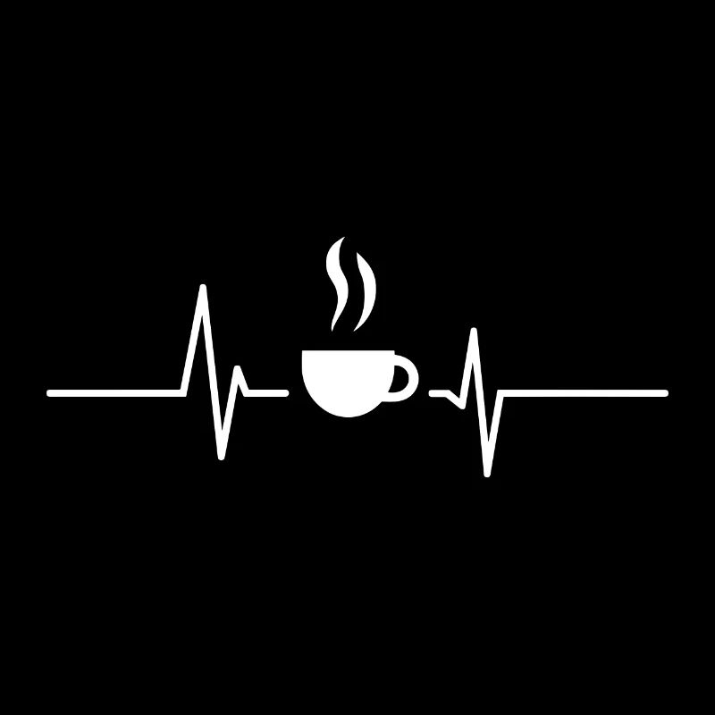 Kaffee - Herzschlag Herzfrequenz