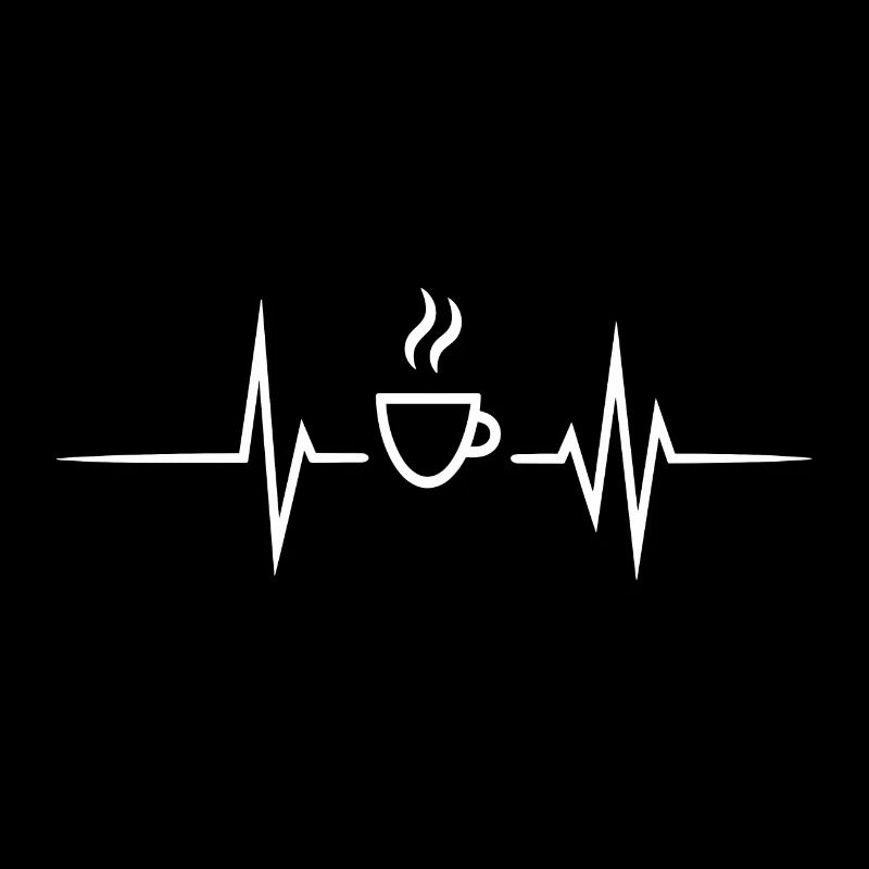 Kaffee - Herzschlag Herzfrequenz