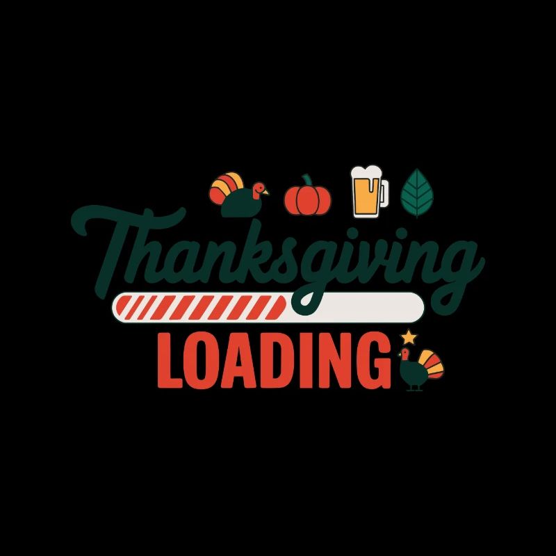 Thanksgiving Loading Erntedankfest Ladebalken