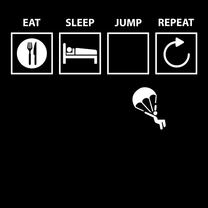 Skydiving Shirt & Parachute Gift