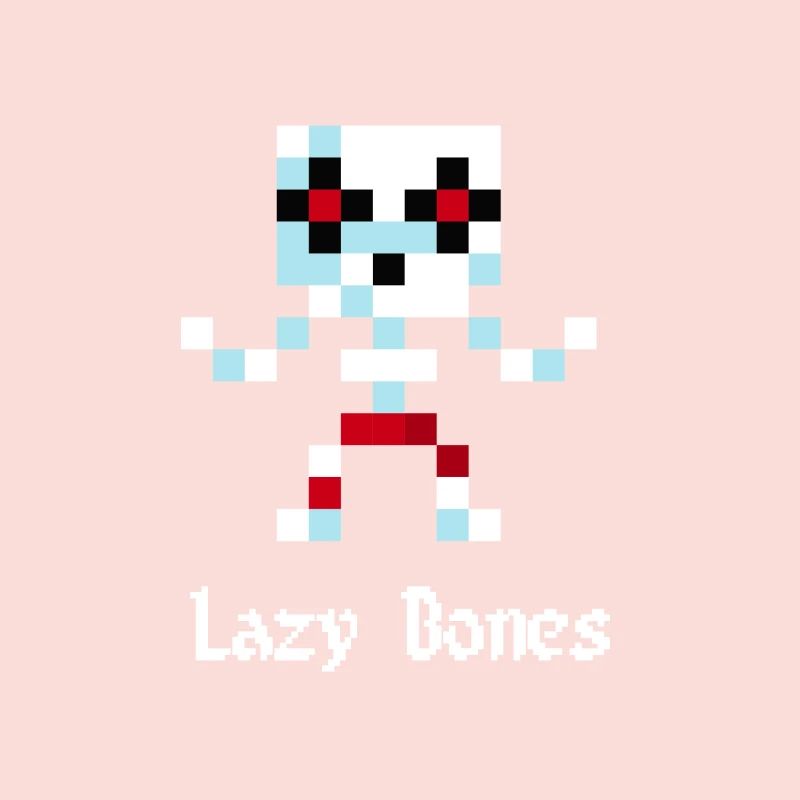 Squelette de 8 bits (Lazy Bones)