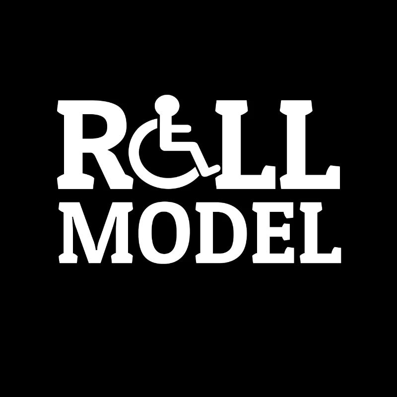 Roll Model Rollstuhl Rollifahrer Humor Spüche