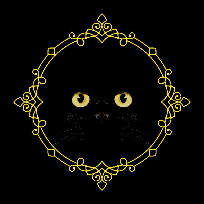 Badge Chat Noir - Pixel Art