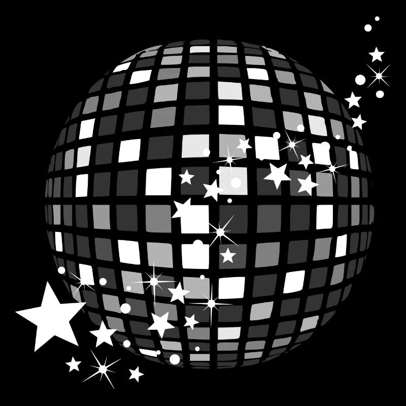 Discokugel Glitzernde Disco Kugel Schlagerparty