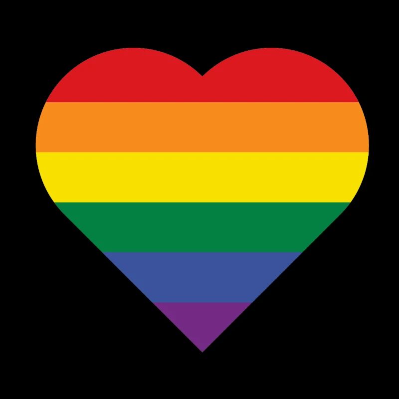 Regenbogen Herz