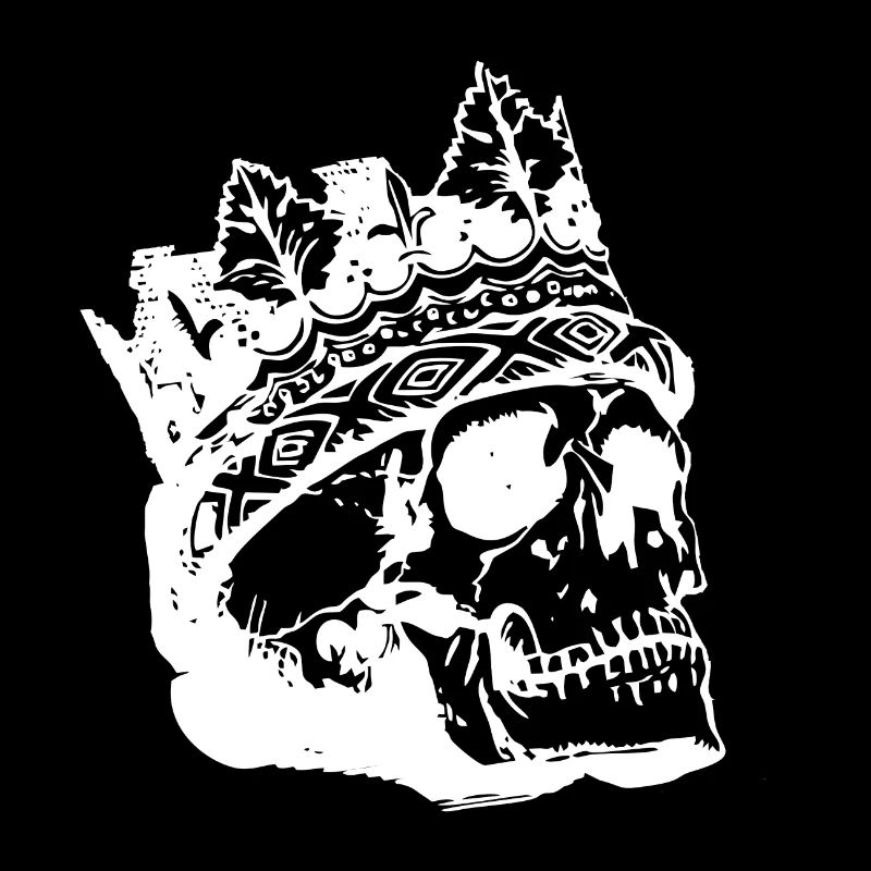 Skull Crown King Skull Skeleton King Majesty