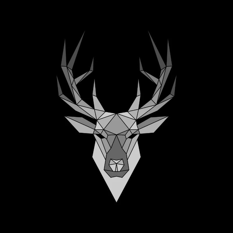 Origami polygone de cerf