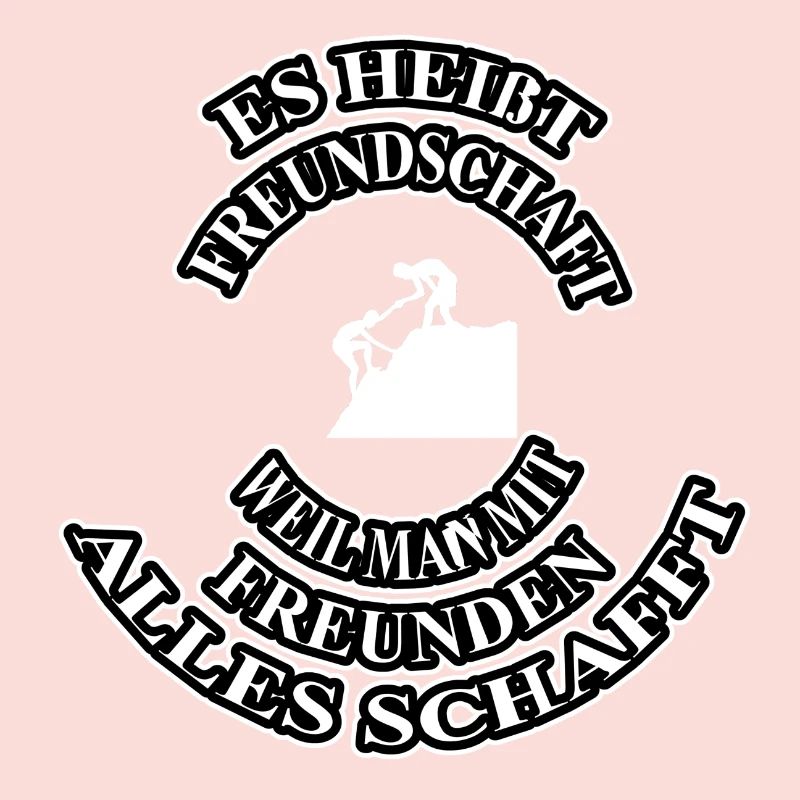 Es heißt Freundschaft Spruch Geschenk Idee cool
