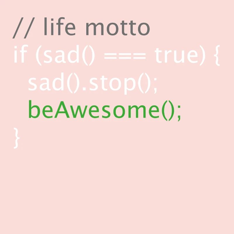 Computer Science Nerd Geek Programmer Life Motto