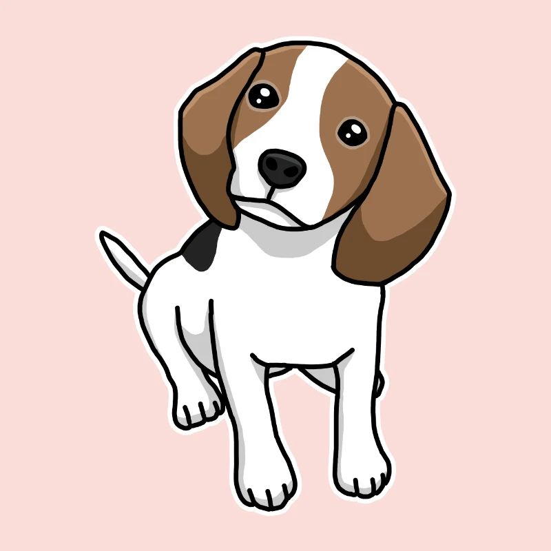 Beagle, Hund, Hunderasse, Comic, Geschenkidee