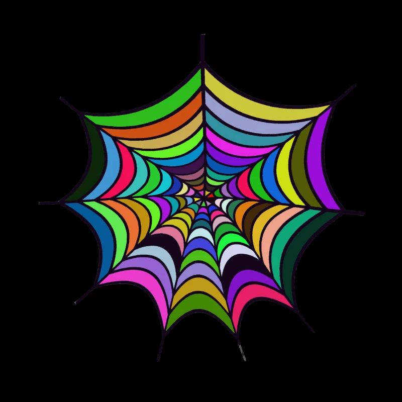 Color Spider Web Geschenk Spiderman Spinnennetz