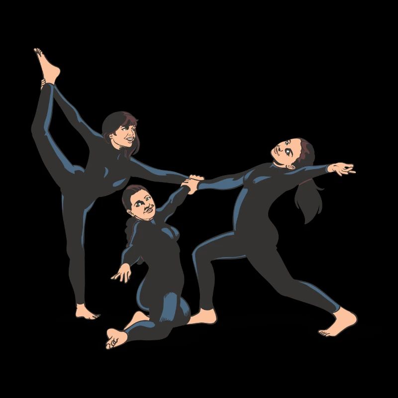 Dancer group choreography jazz dance