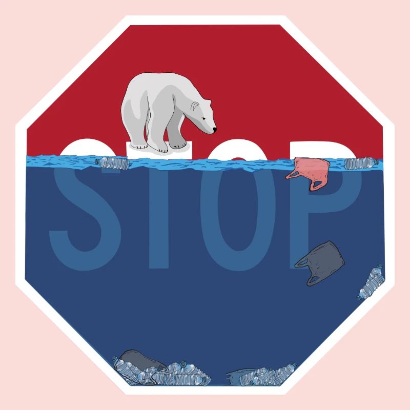 STOP plastic pollution / STOP à la pollution