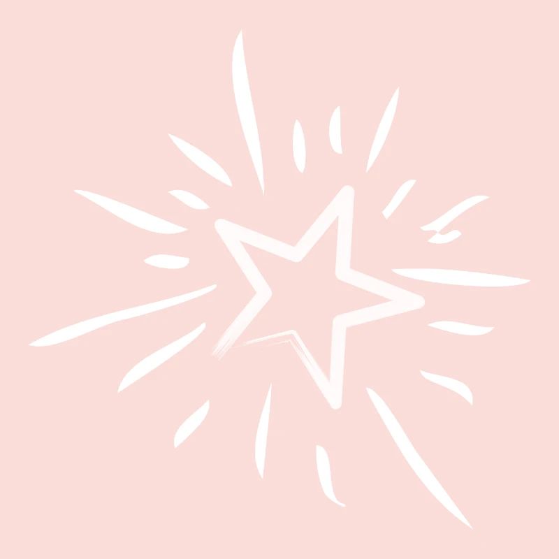 Glitzernder magischer Stern oder Sternschnuppe