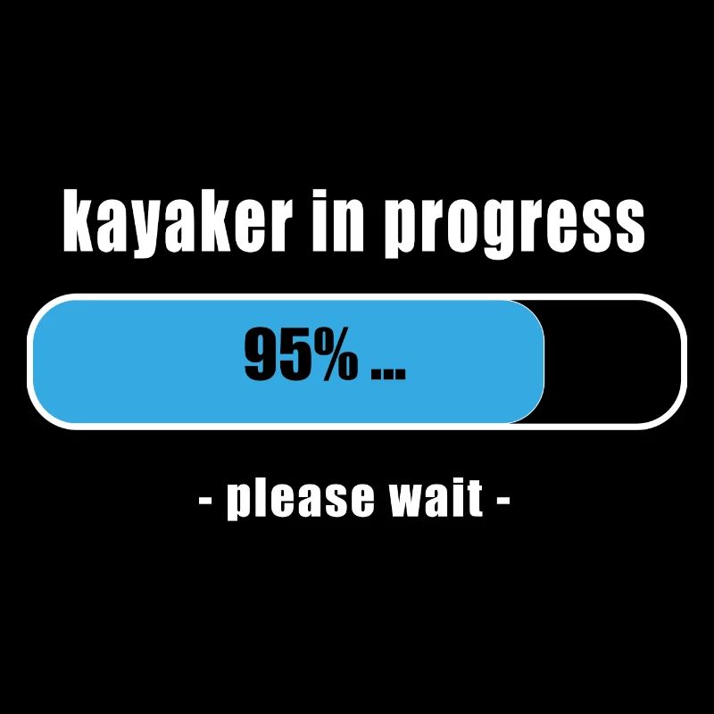 kayaker in progress