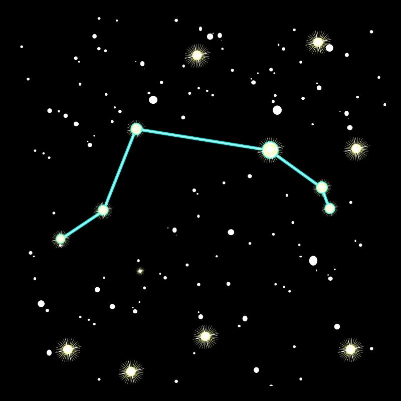 Conception de l'univers du signe du zodiaque Bélier
