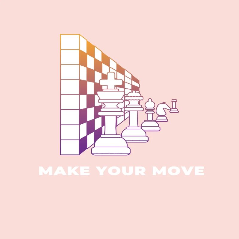 Schach Schachfiguren Schachbrett Make your Move