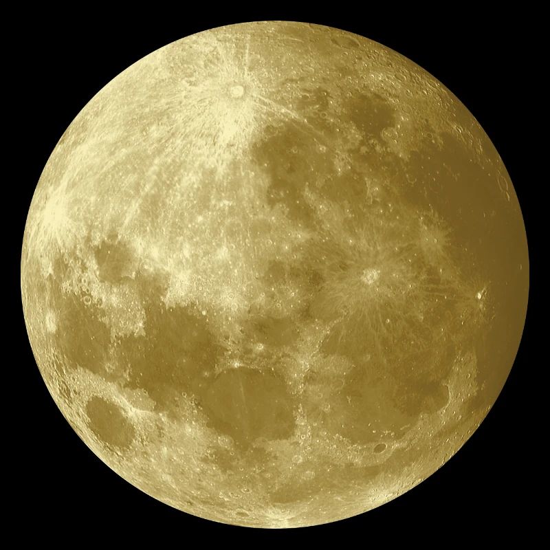 Lune dans l’or