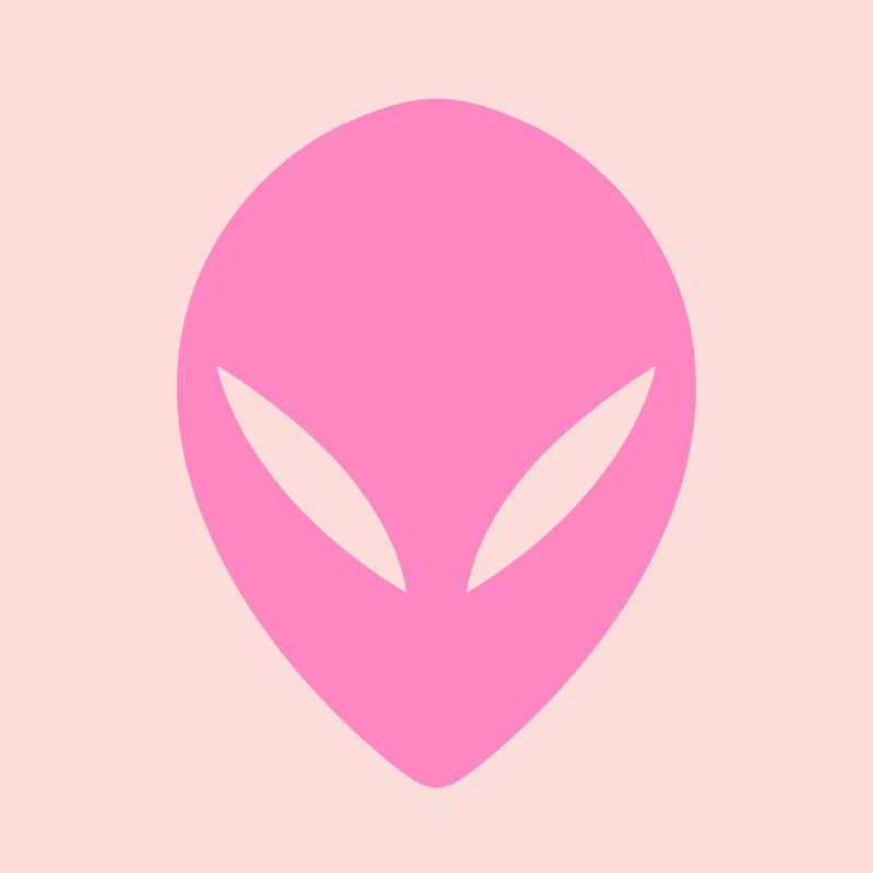 Ufo Alien Head Pink