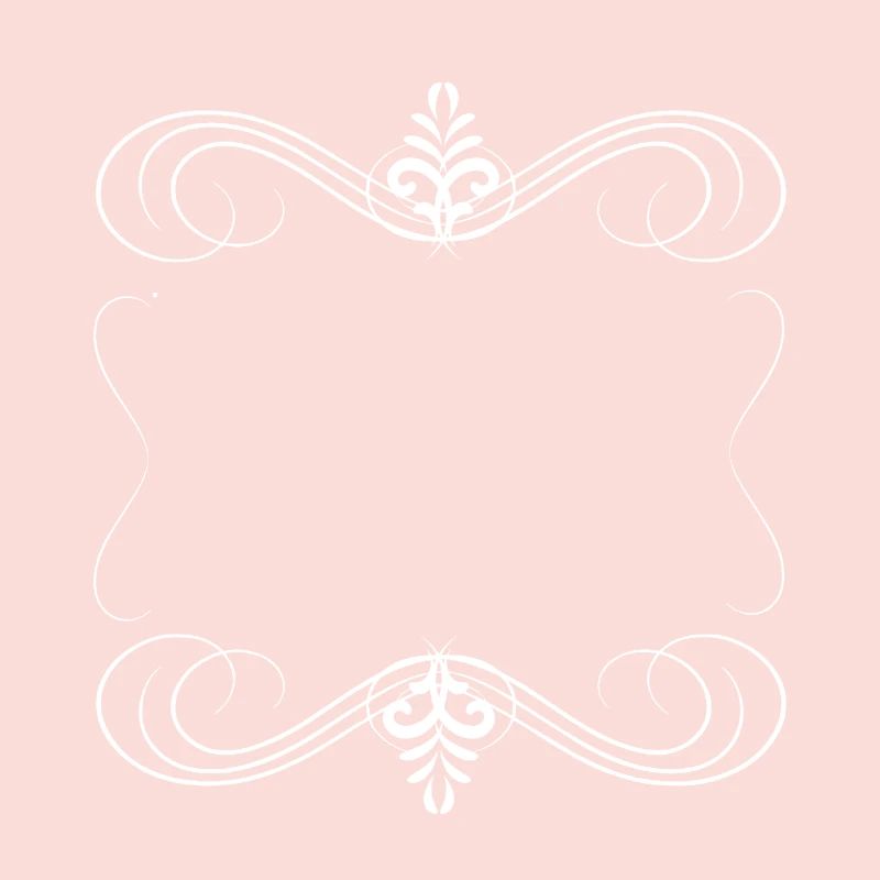 White Elegant Frame Wedding Decoration