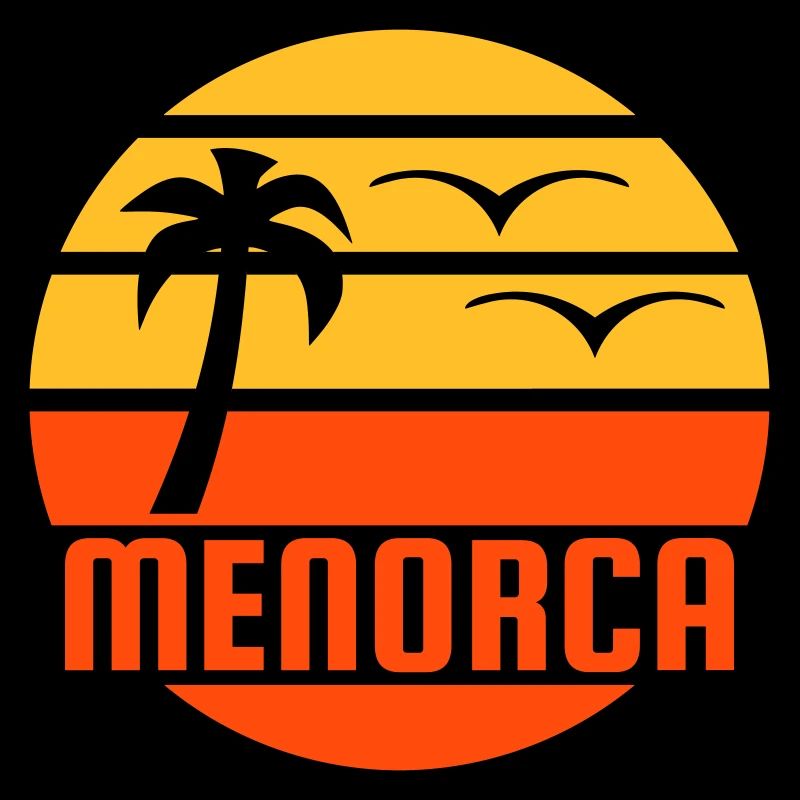 Menorca (sun, palm tree, birds)