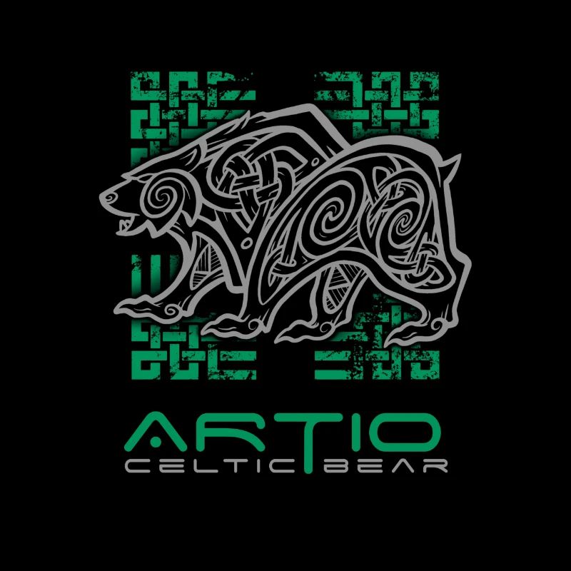 Artio - Celtic bear ornamental composition