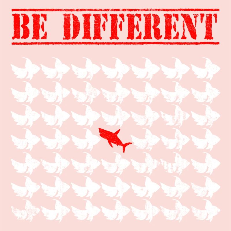 Soyez différent / Sei anders TShirt