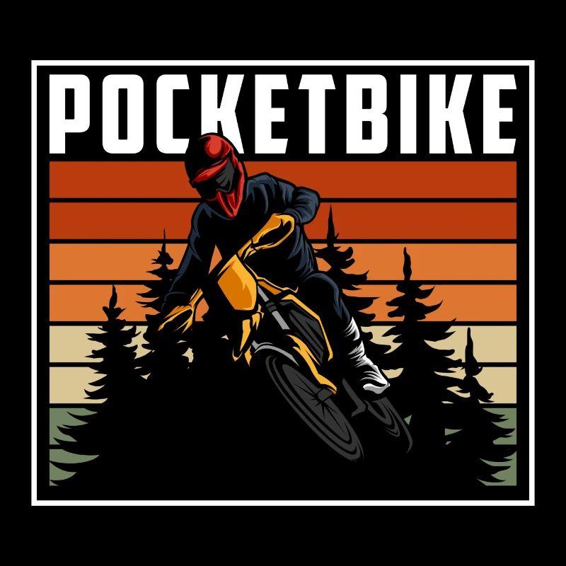 Pocketbike Biker Two-wheeler Mud