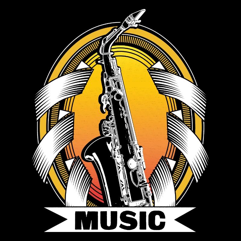 Saxophone Blues Concert Gift Idea