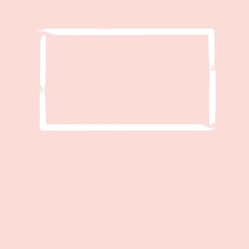 Brush Strokes Rectangular Frame Decoration
