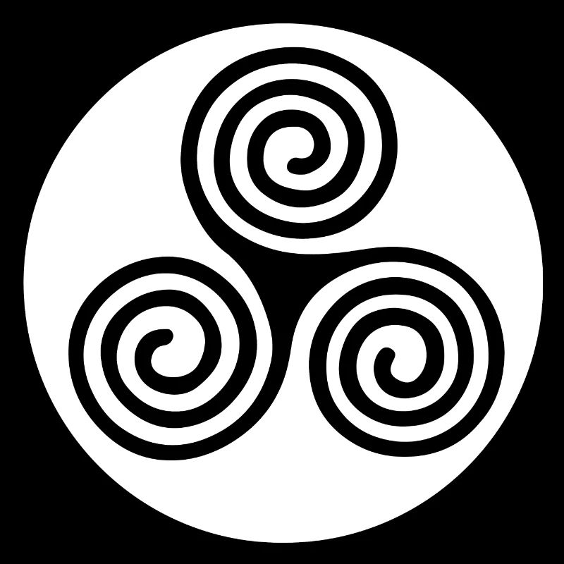 triskèle (white)