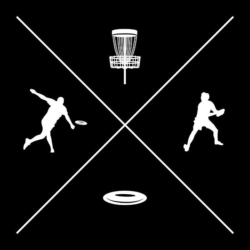 Lecteur de disc golf Disc Golf minimaliste