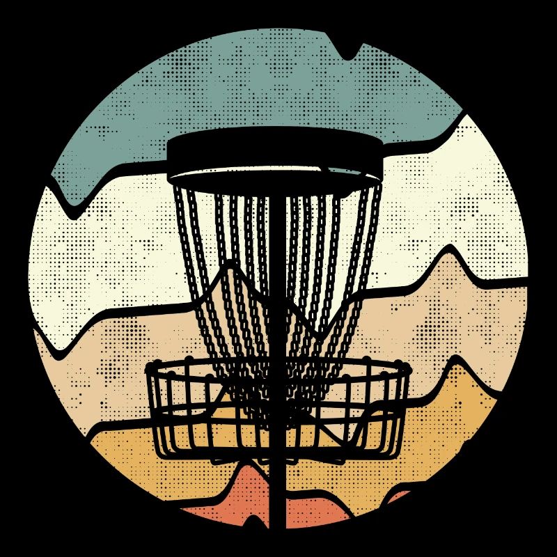 Lecteur de disc golf vintage Design Disc Golf