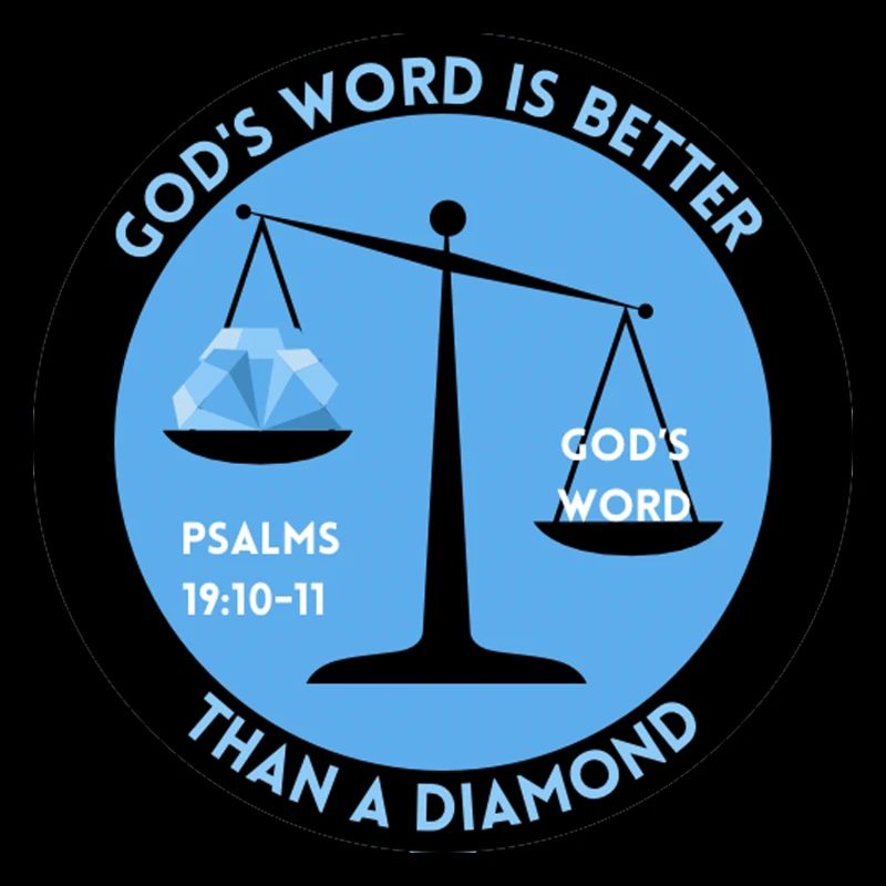 God's word is better than a diamond logo 1