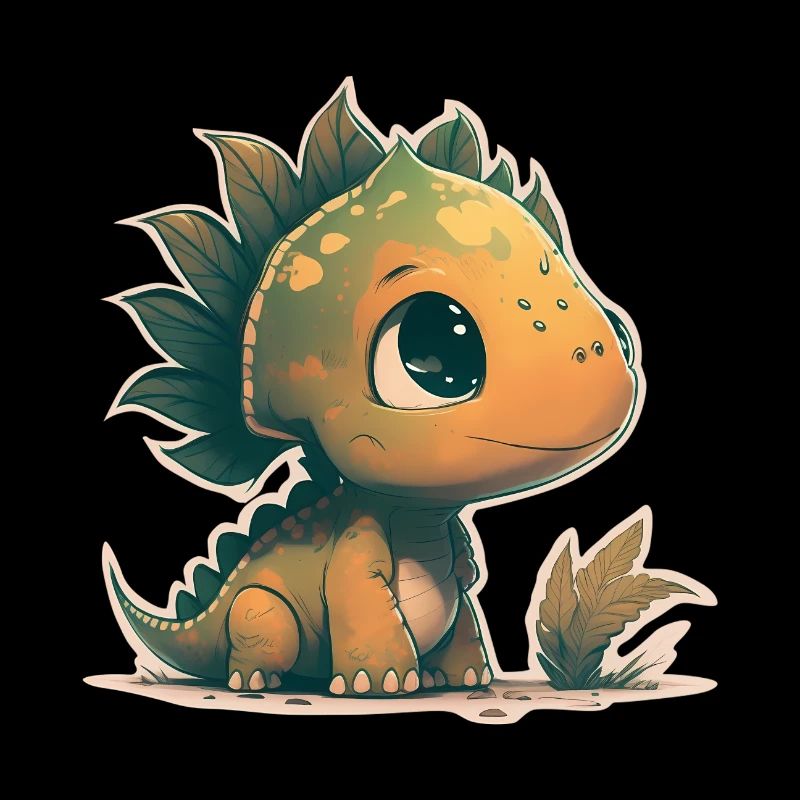 Petit mais courageux bébé Dino