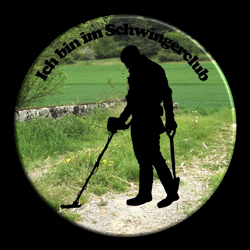Mit Detektor-schwingen auf Schatzsuche