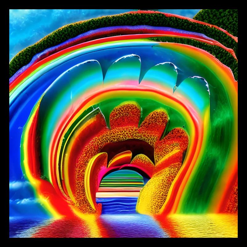 Sonniger Tag Regenbogen