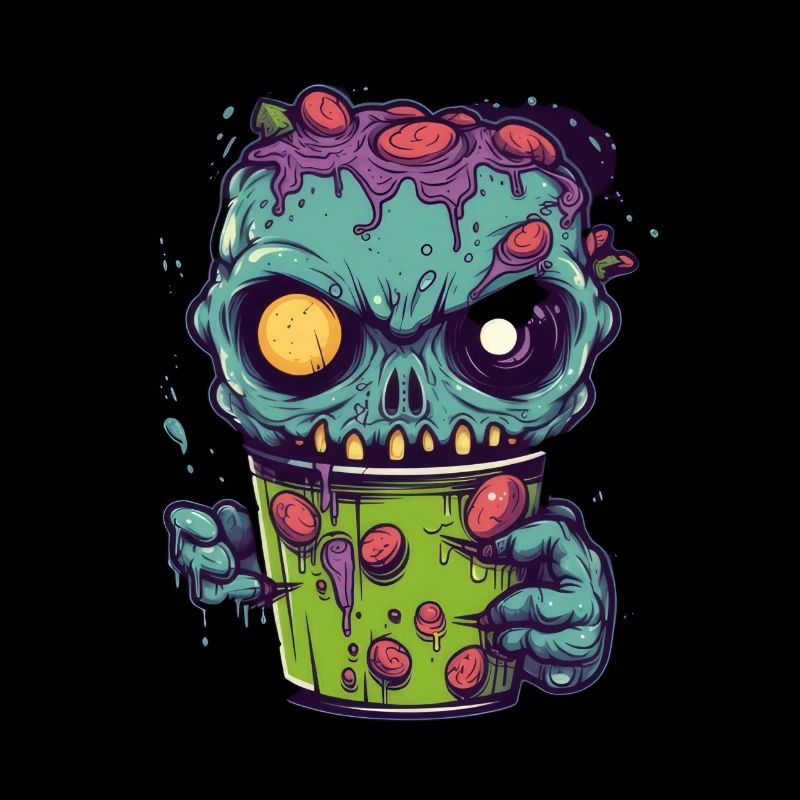 Halloween coffee mug - creepy coffee mug