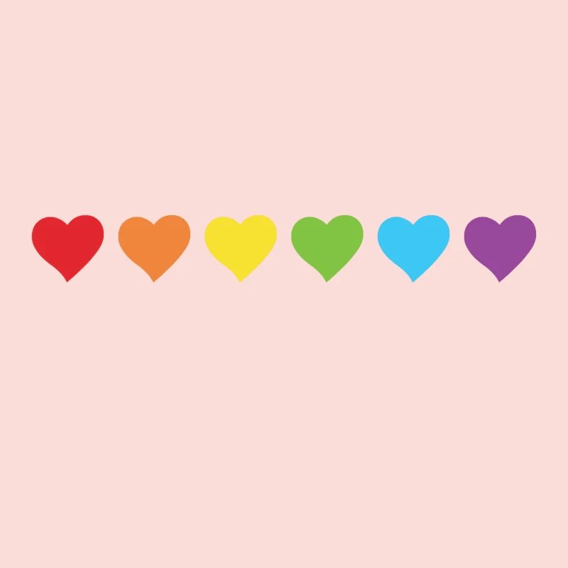Rainbow Hearts