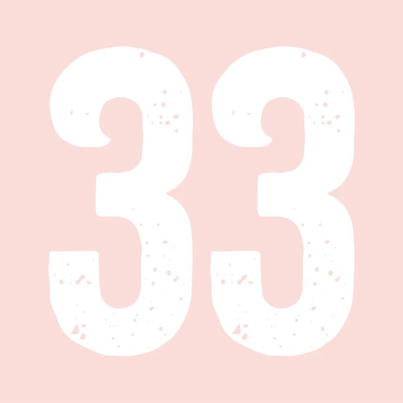 33 Numéros Blanc
