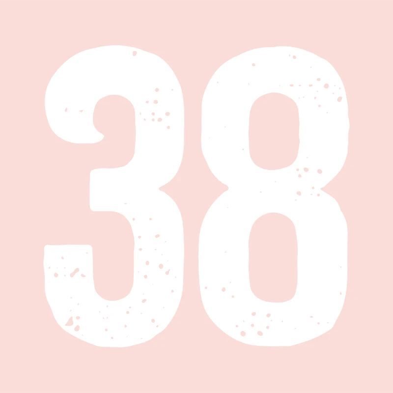 38 Numéros Blanc