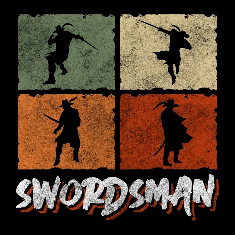 Swordsman Axe Kendo Victory