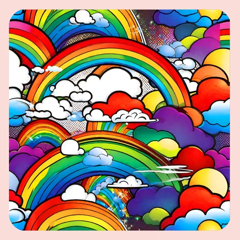 Rainbows and clouds