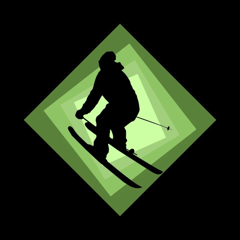 Freeride Schifahrer