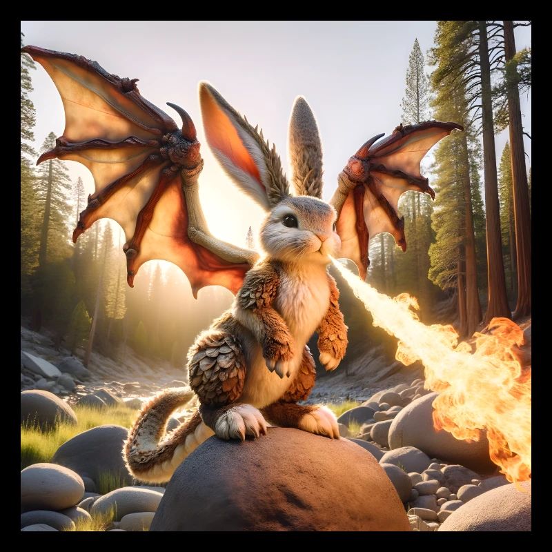 Dragon Lapin Cracheur de Feu #12